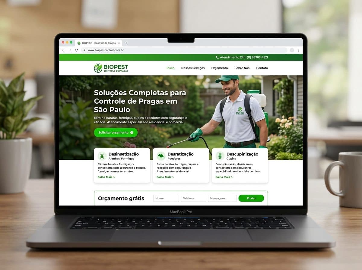 Seu site que capta clientes