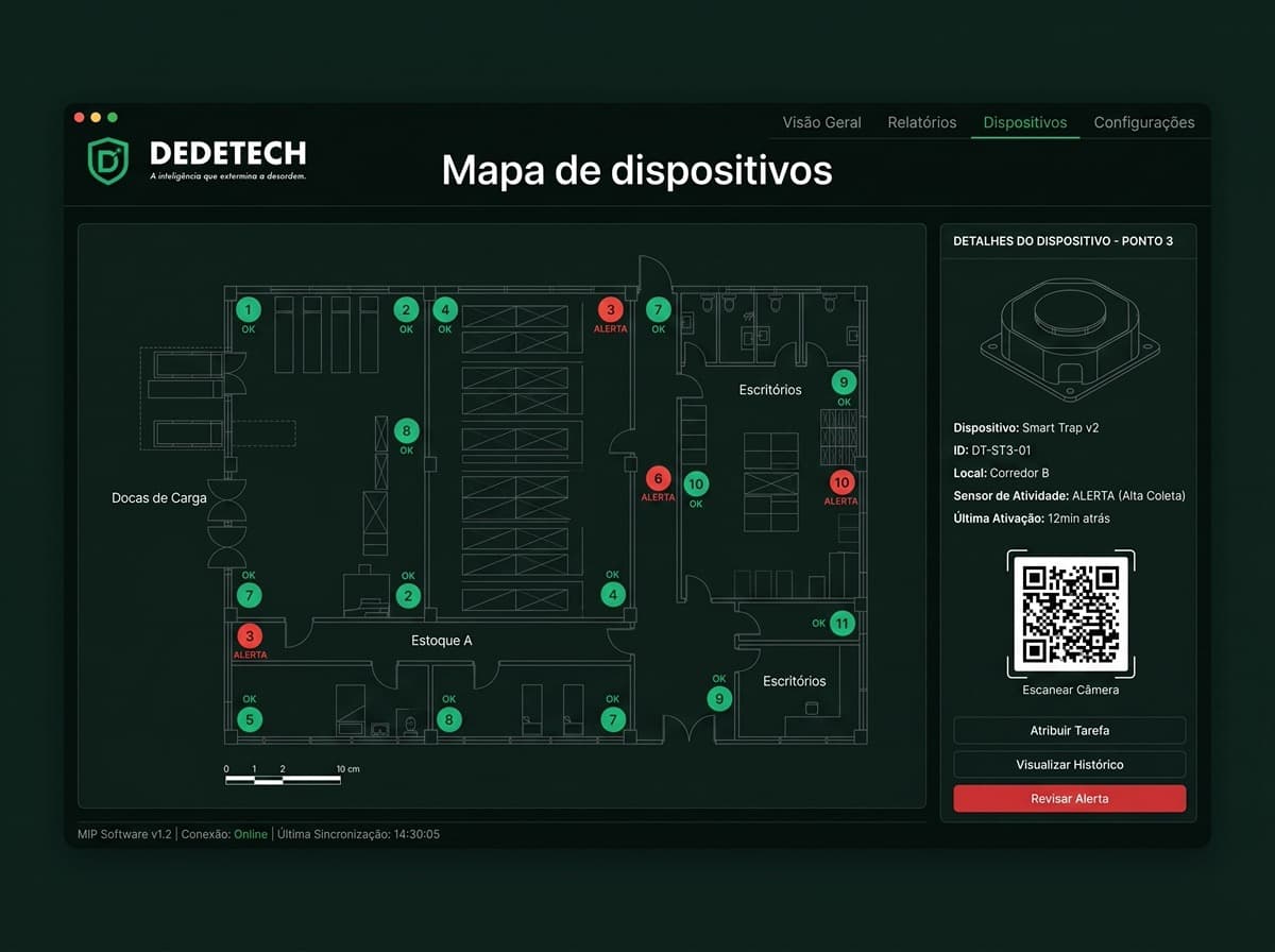 MIP e monitoramento — Dedetech